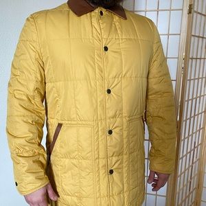 Salvatore Ferragamo Yellow Puffer Jacket